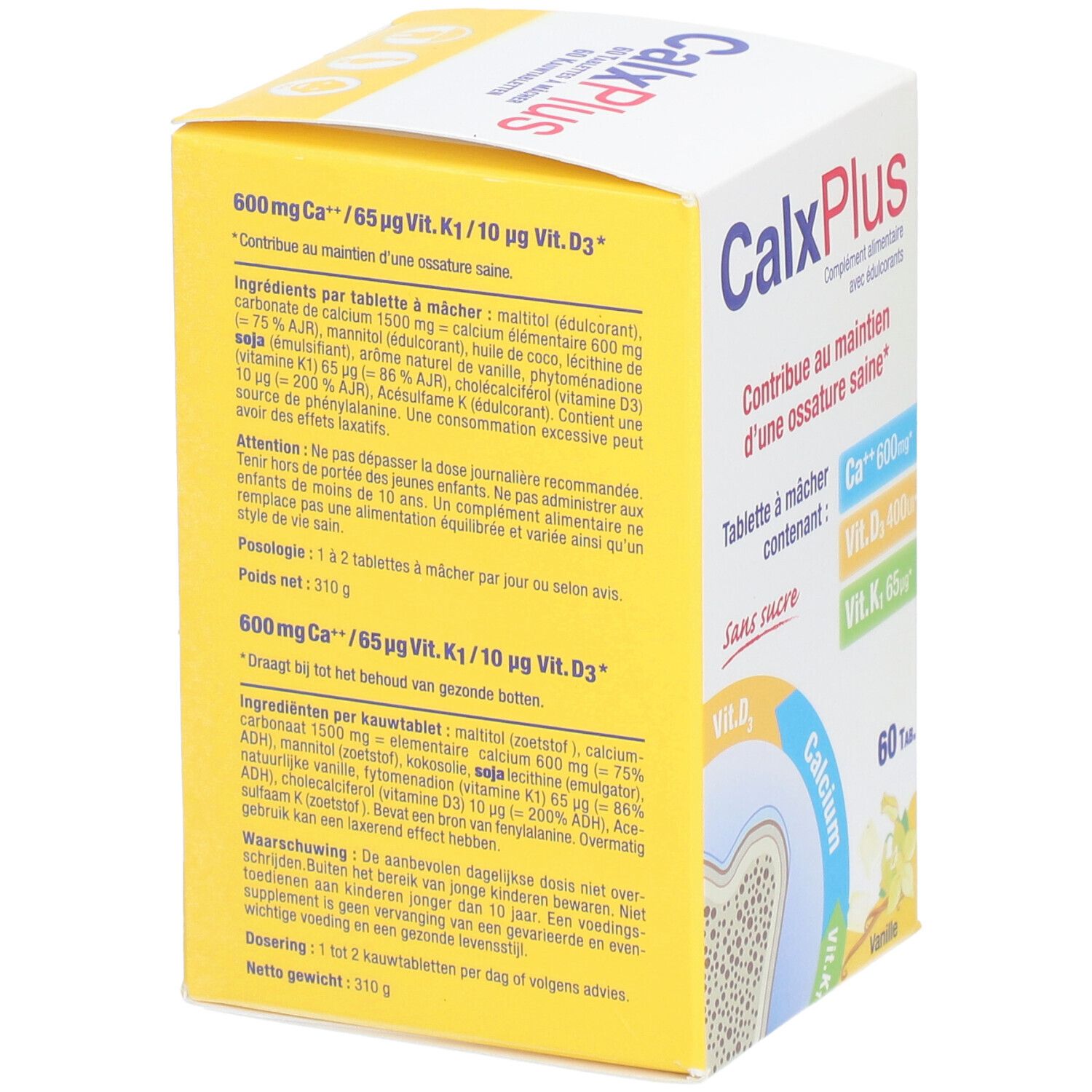 Calx-Plus Vanille Without Sugar