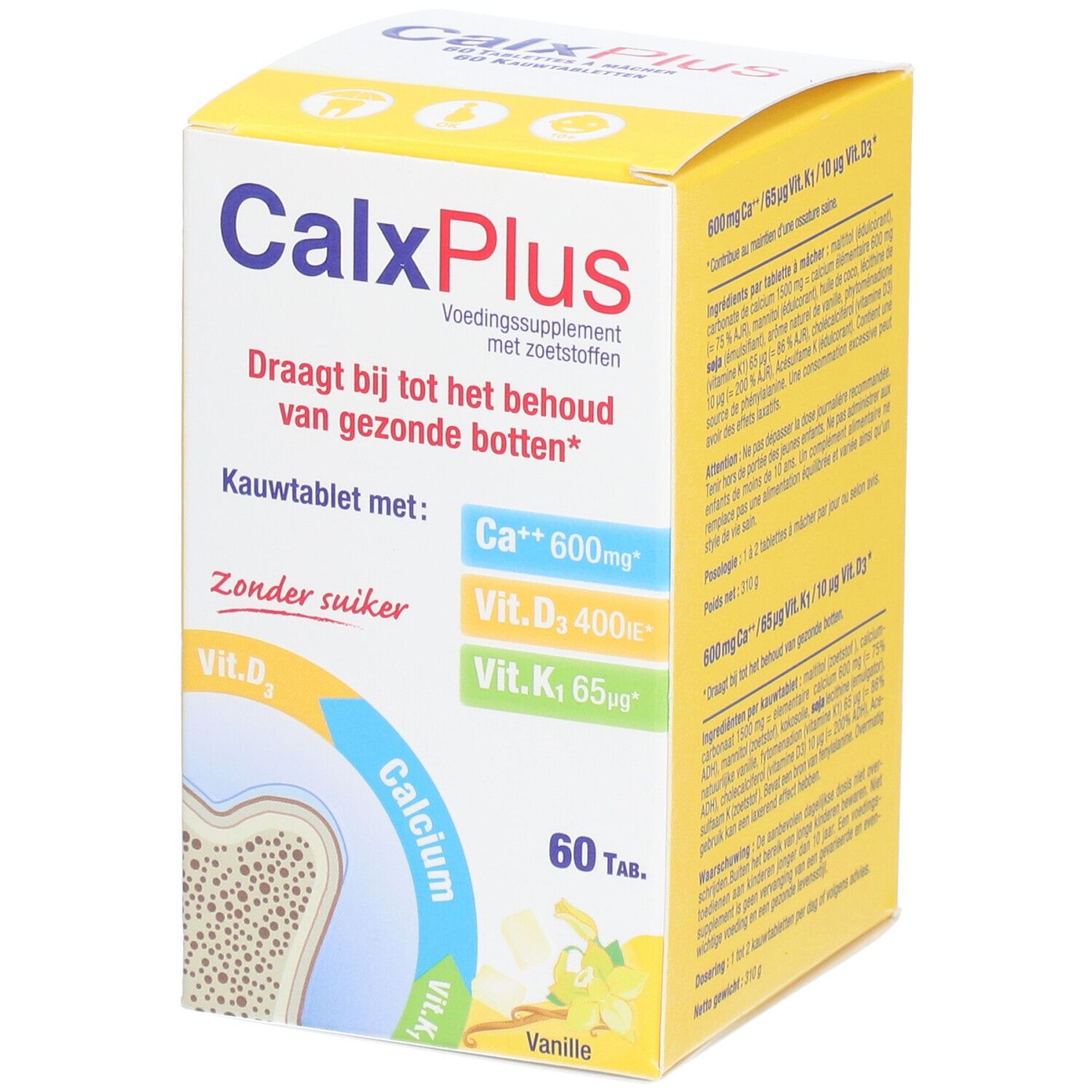 Calx-Plus Vanille Without Sugar