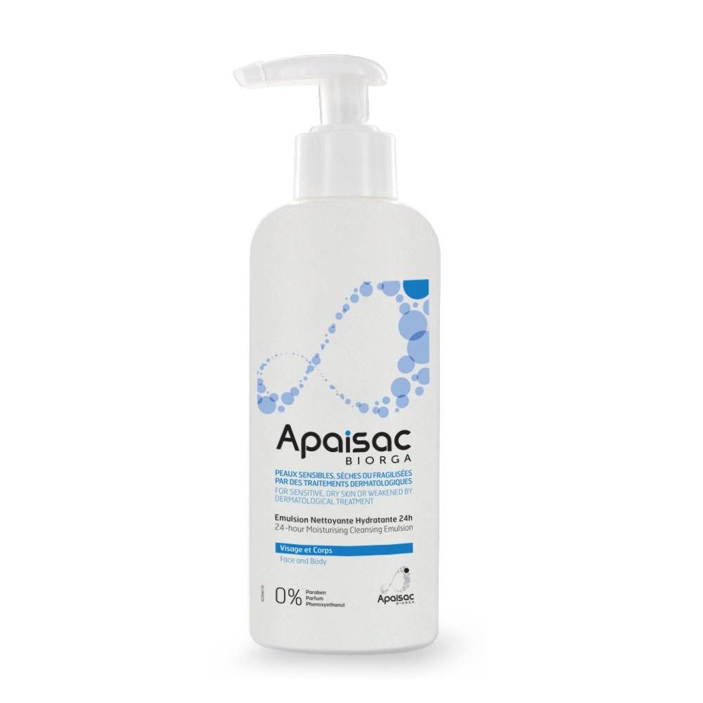 Apaisac Biorga Cleansing Milk 24 h Hydrating