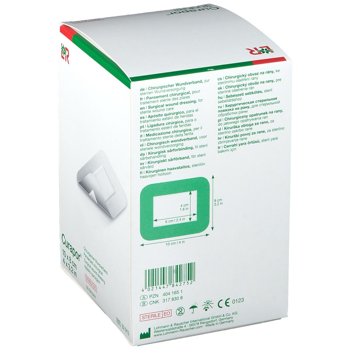 Lohmann & Rauscher Curapor® 10 x 8 cm