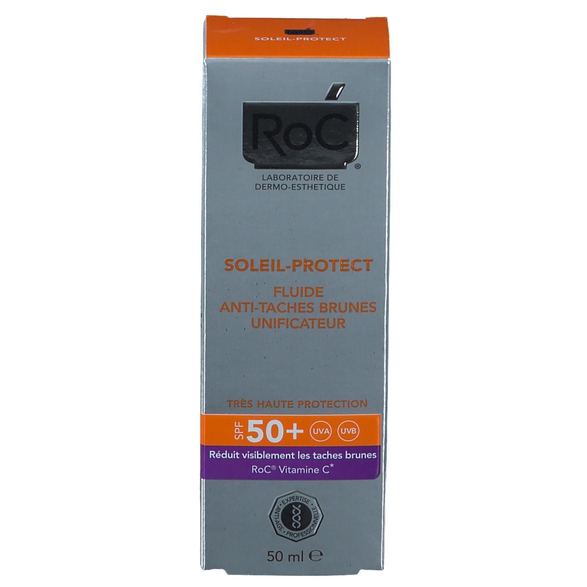 ROC® Soleil Protect Viso Fluida Anti Macchie Brune Uniformante SPF 50+