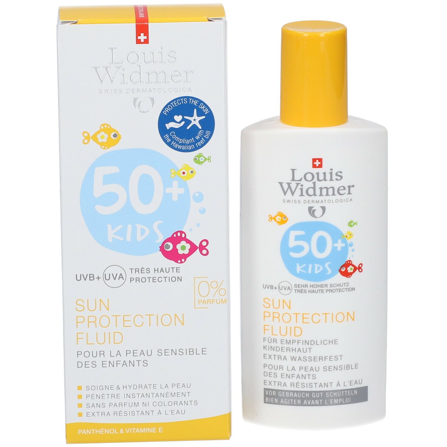 Louis Widmer Kids Sun Protection SPF50 Fluid Without Perfume