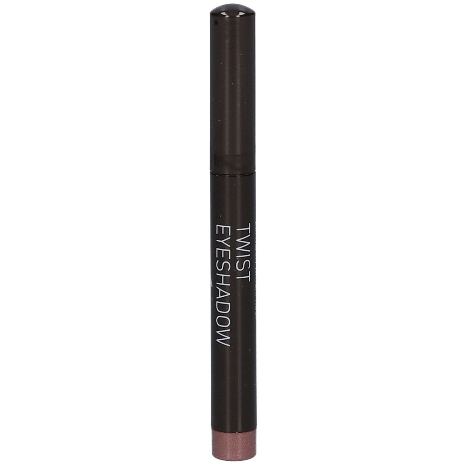 Matita ombretto Twist marrone scuro. Scritta: Twist Eyeshadow.