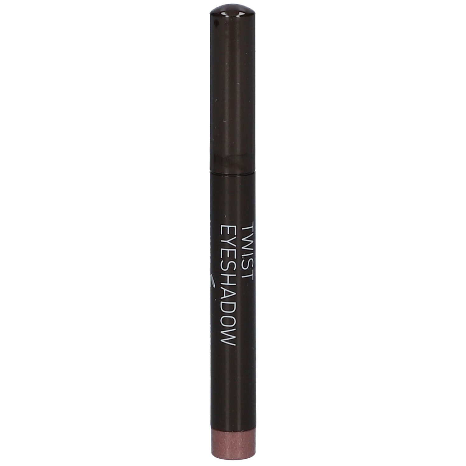 Matita ombretto Twist marrone scuro. Scritta: Twist Eyeshadow.