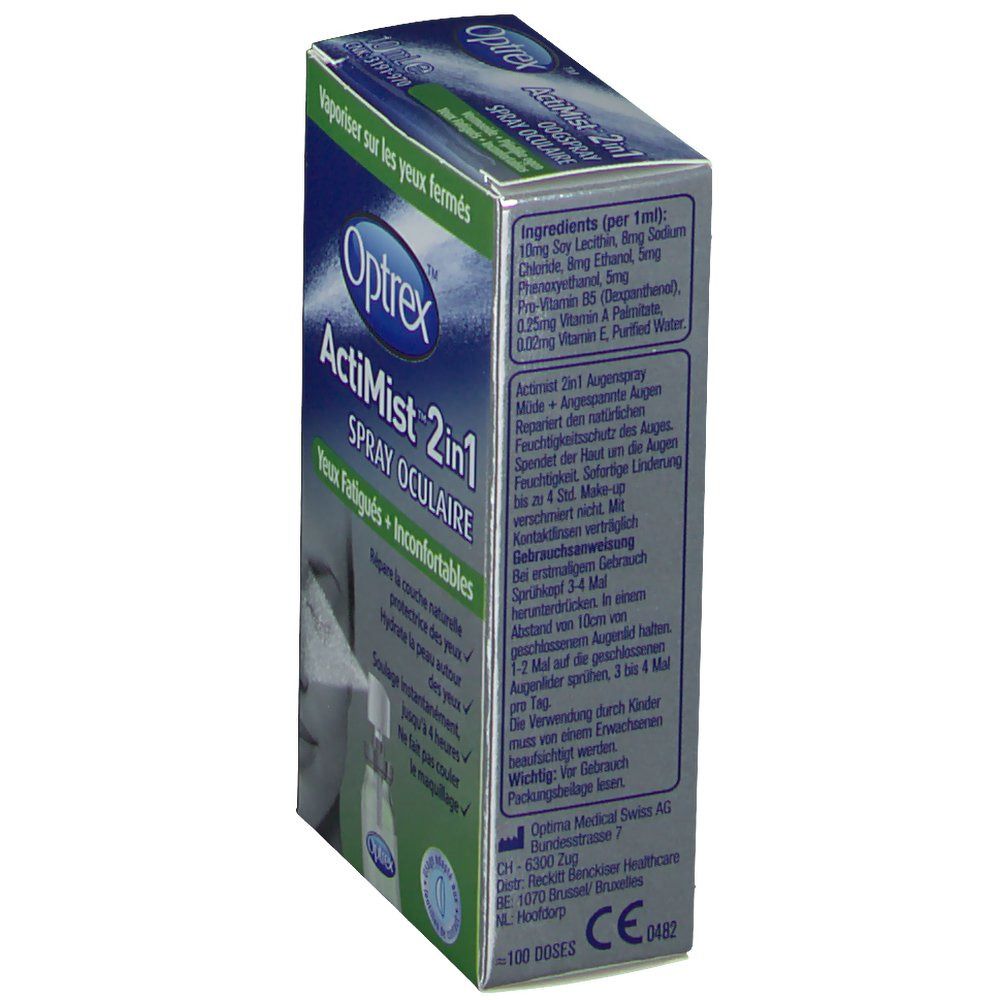Optrex ActiMist SPRAY 2in1 per occhi Stanchi e Arrossati