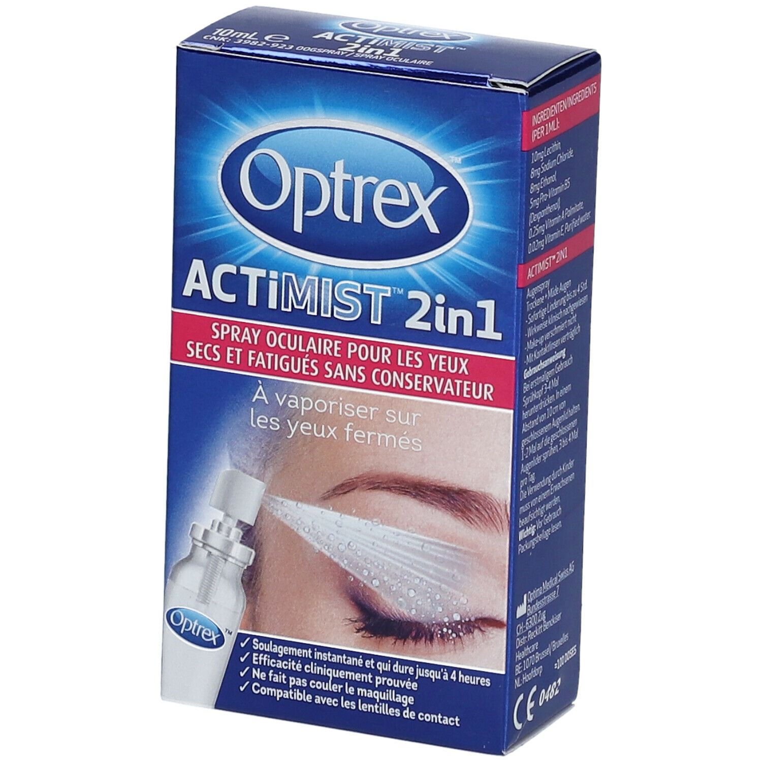 Optrex ActiMist™ SPRAY 2in1 per occhi Irritati e Secchi