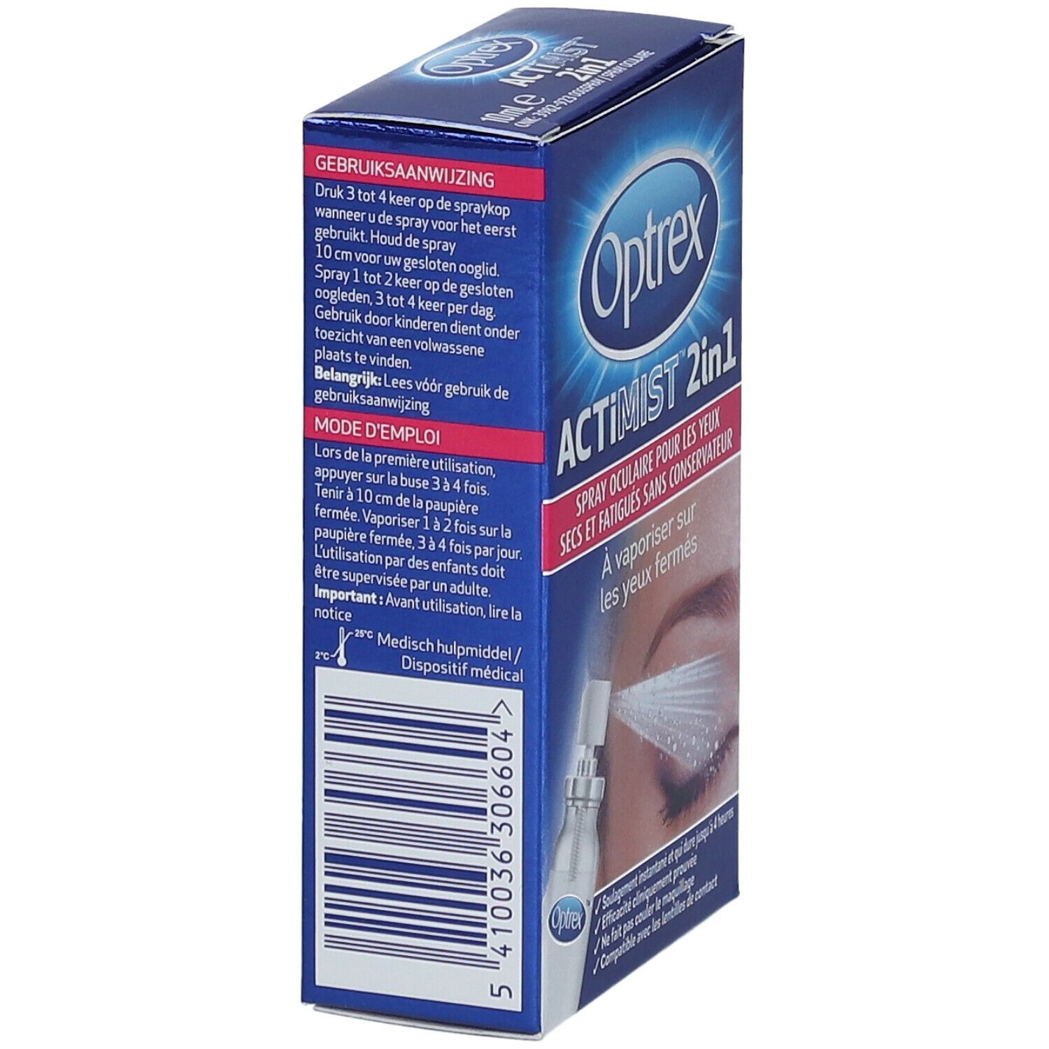 Optrex ActiMist™ SPRAY 2in1 per occhi Irritati e Secchi