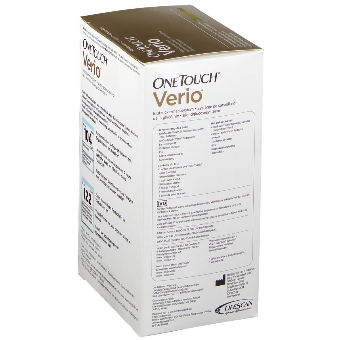 OneTouch® Verio® mg/dl