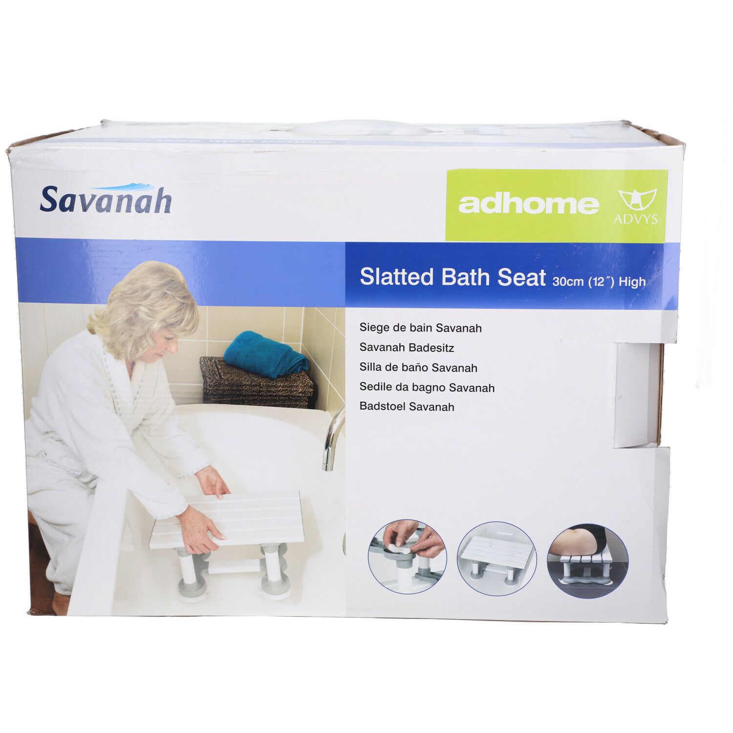 Savanah Badzit With Strips Seat 30 cm AA1155C