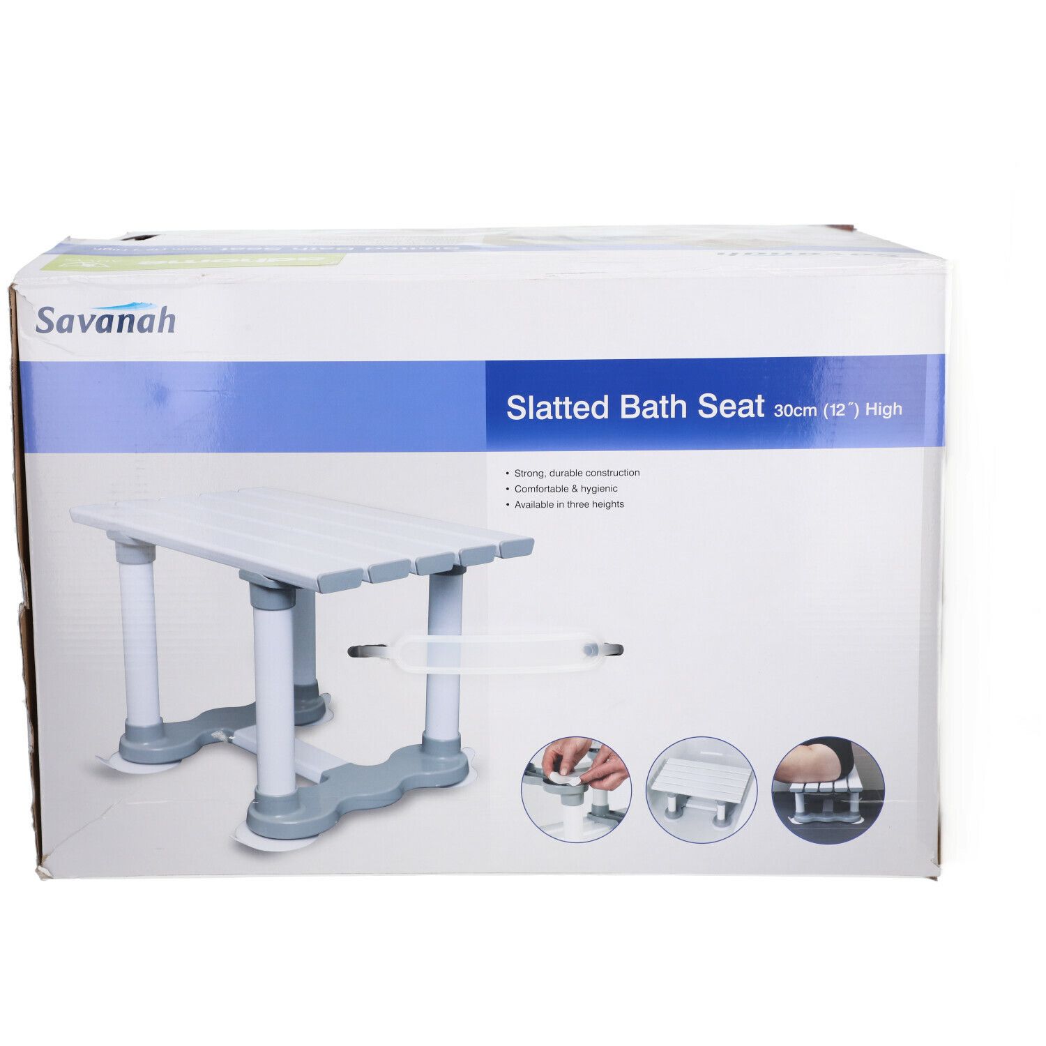 Savanah Badzit With Strips Seat 30 cm AA1155C