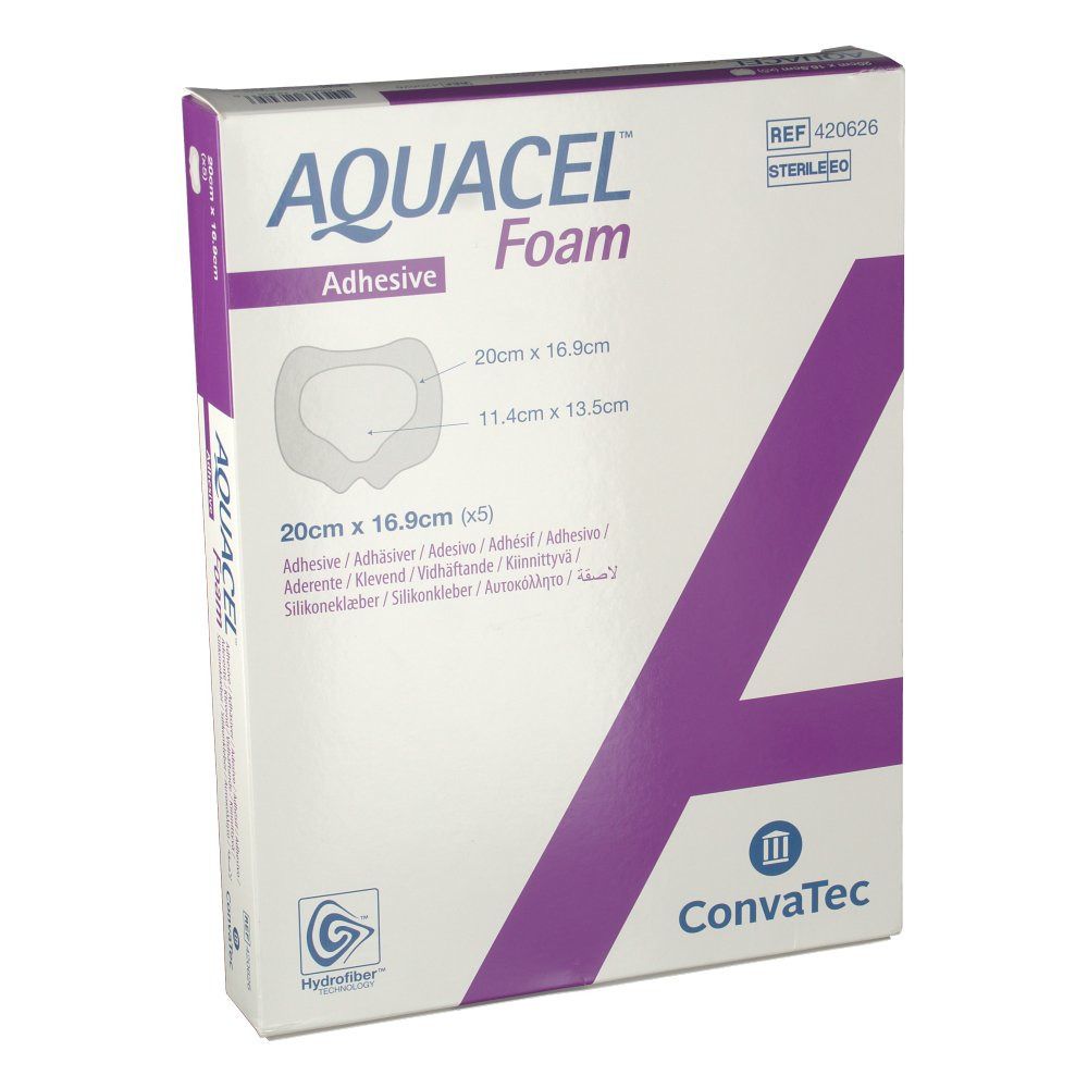 Aquacel Foam Cerotto Adesivo Sacrale 20 x 16,9 cm