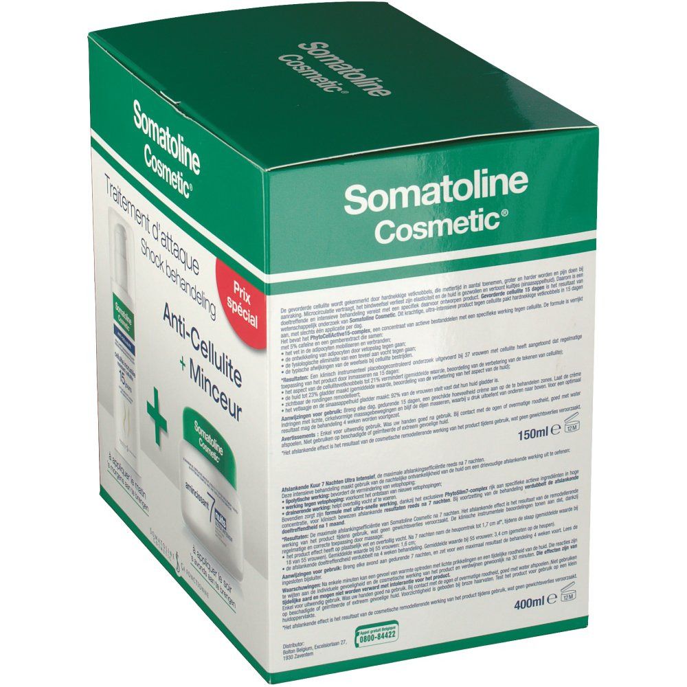Somatoline Cosmetic Night 7 + Advanced Cellulitis Duo