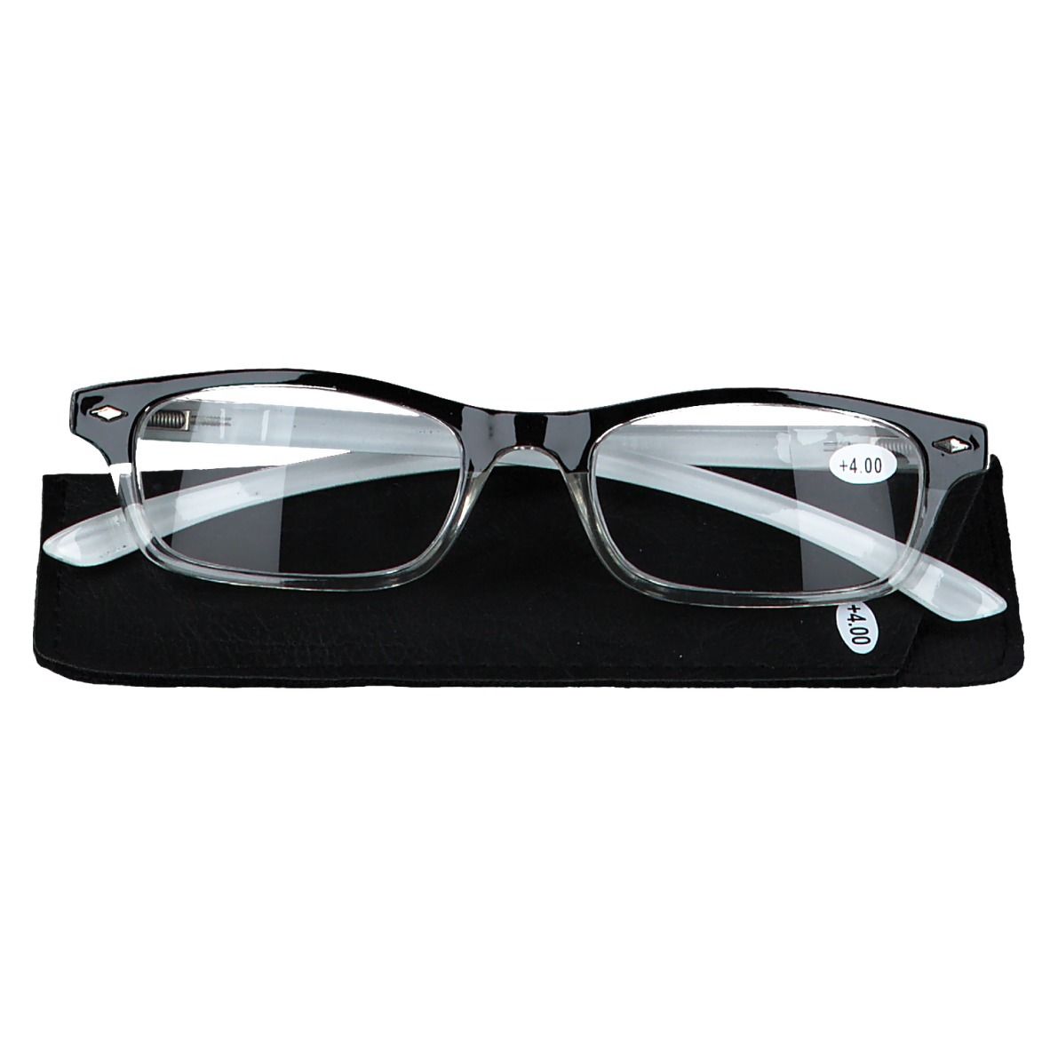 Pharma Glasses Reading Glasses Grey +4