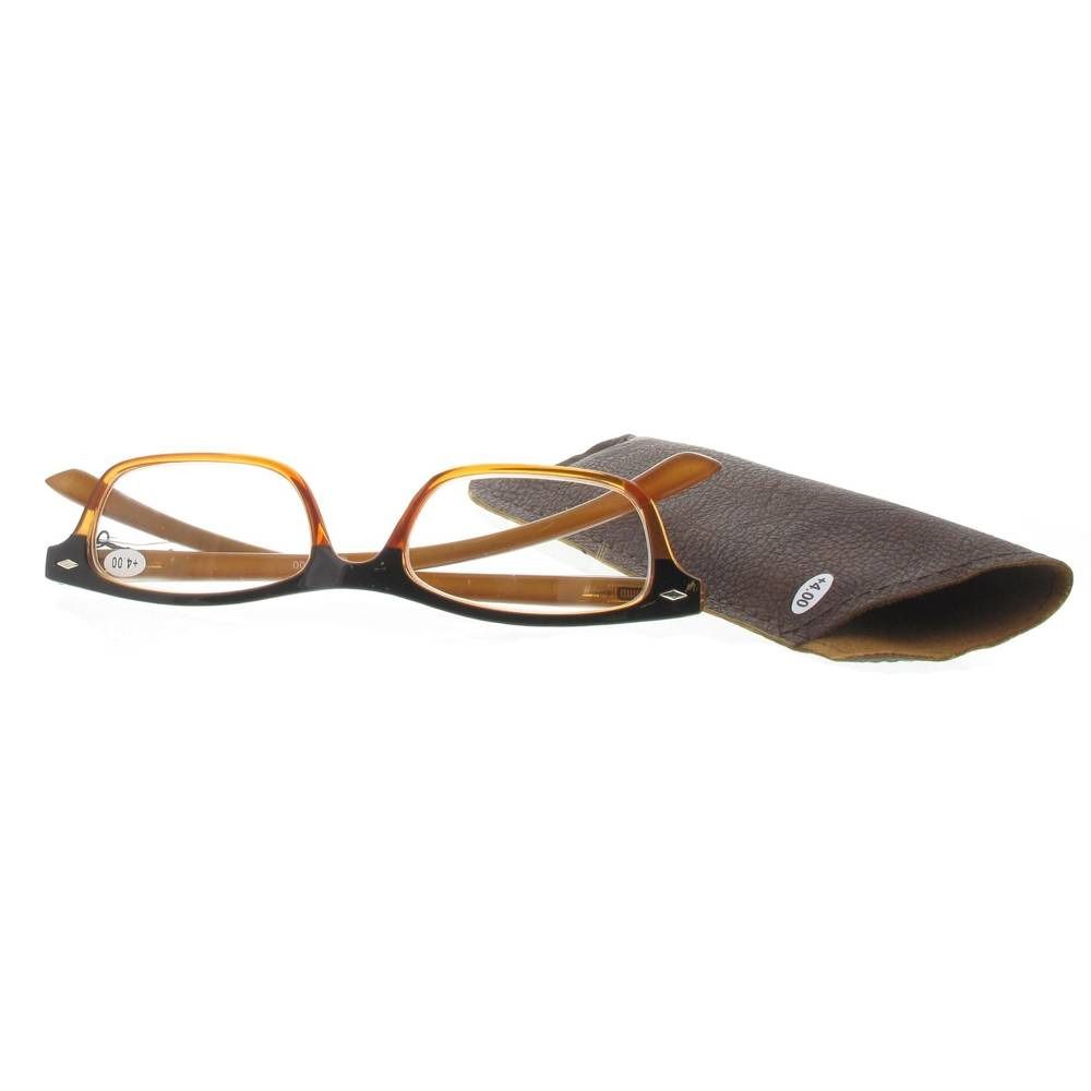 Pharma Glasses Reading Glasses Yellow +4