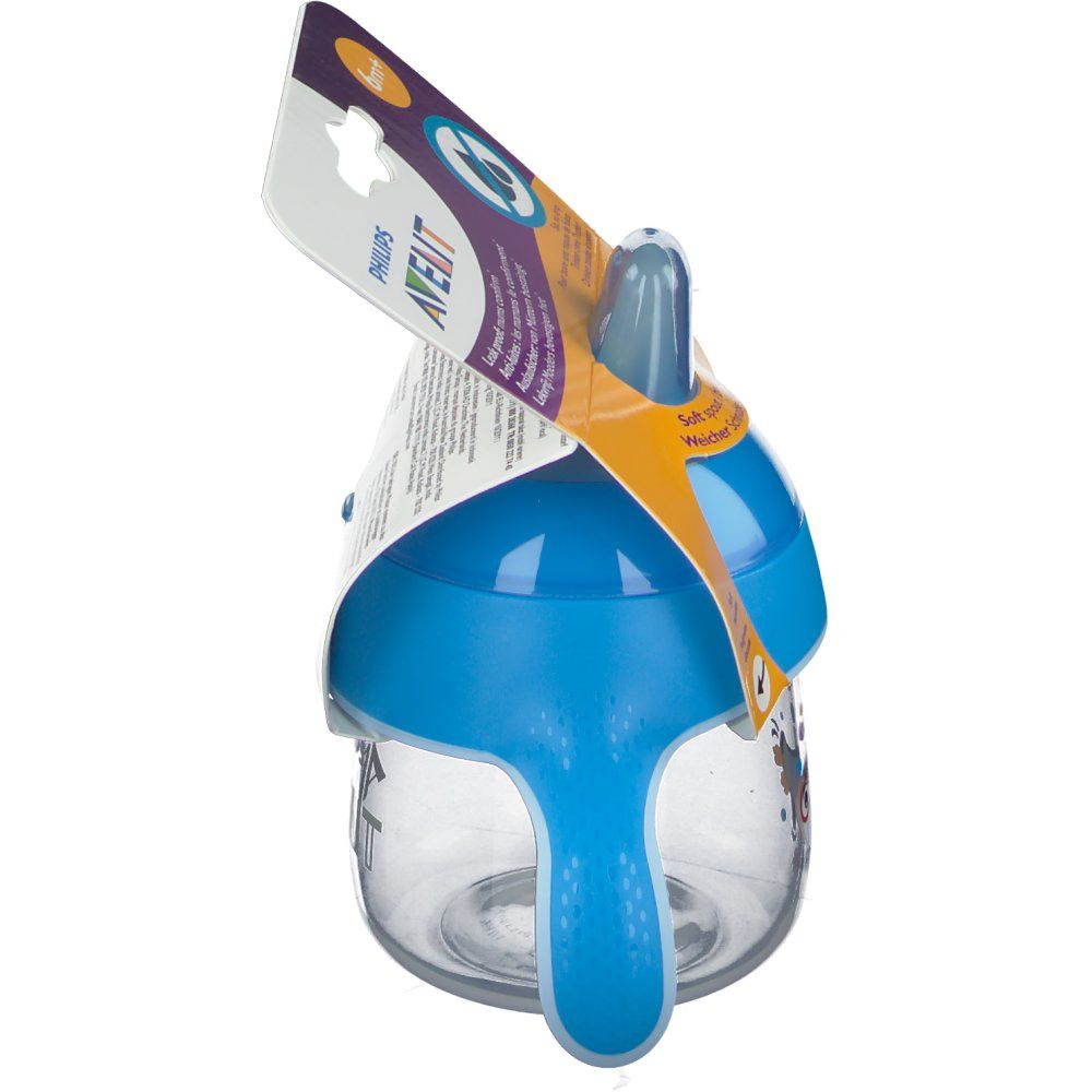 Avent Trink Cup Anti-Leak Pinguin Blue +6m