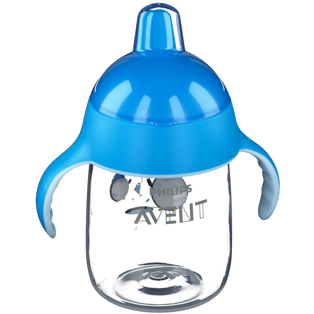 Avent Trink Cup Anti-Leak Pinguin Blue +18m