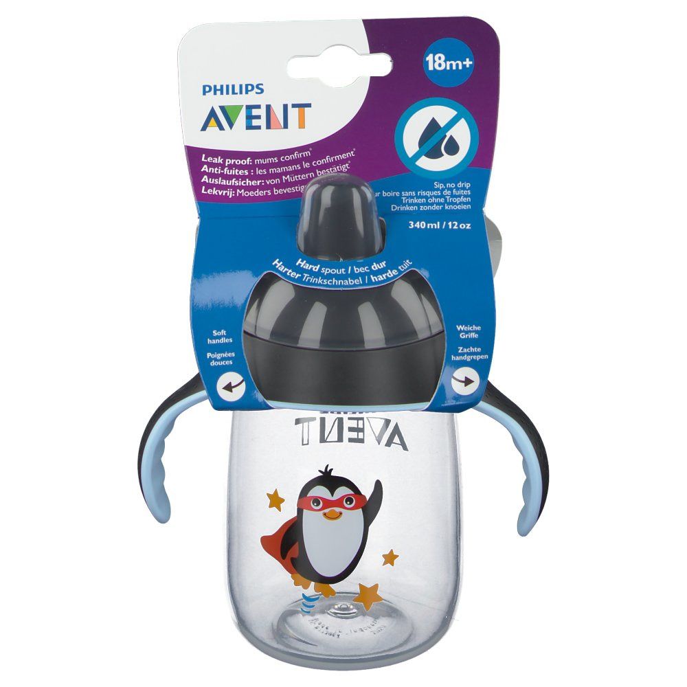 Avent Trink Cup Anti-Leak Pinguin +18m