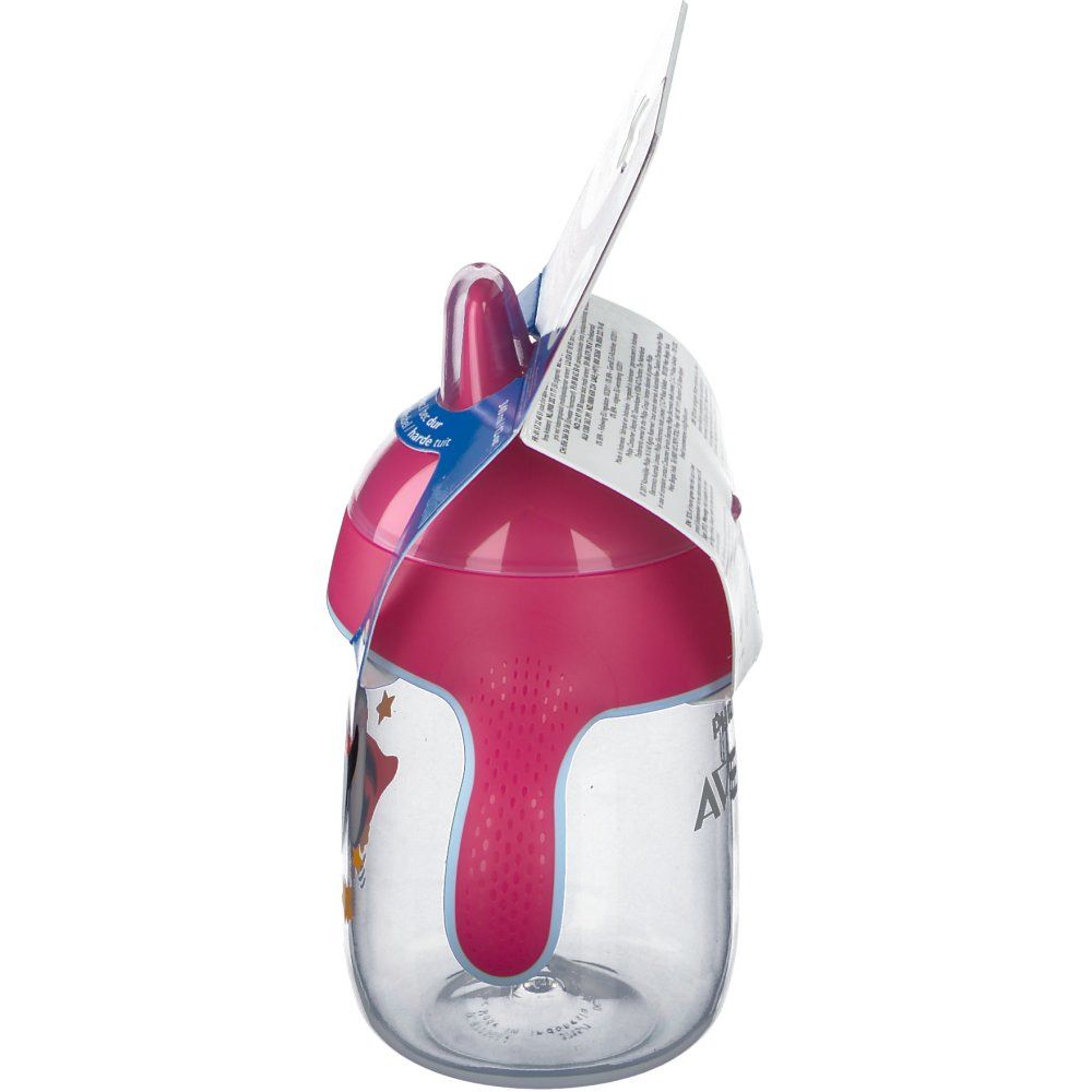 Avent Trink Cup Anti-Leak Pinguin Pink +18m