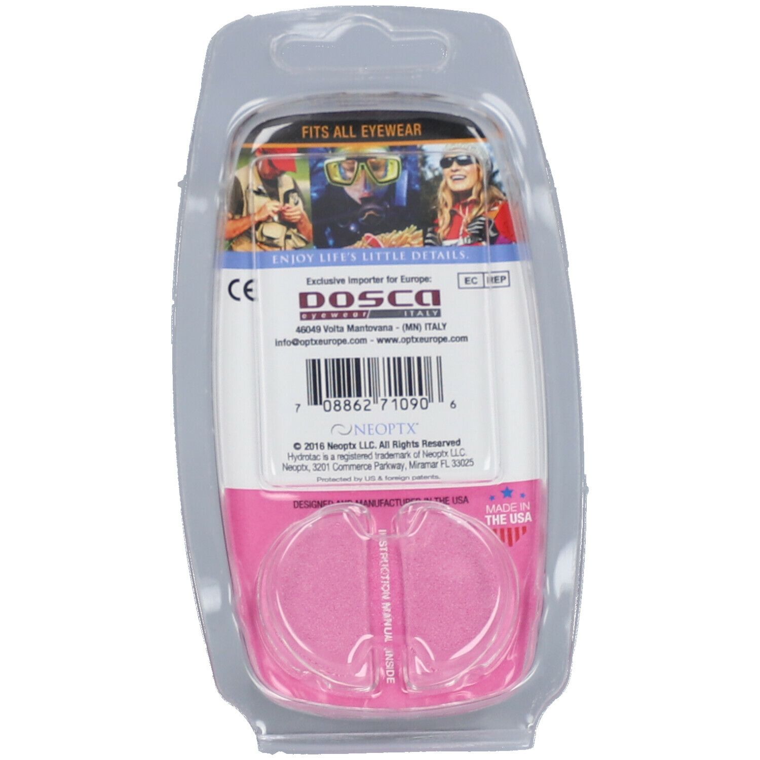 Hydrotac Stick-On Bifocal Lens +2.50