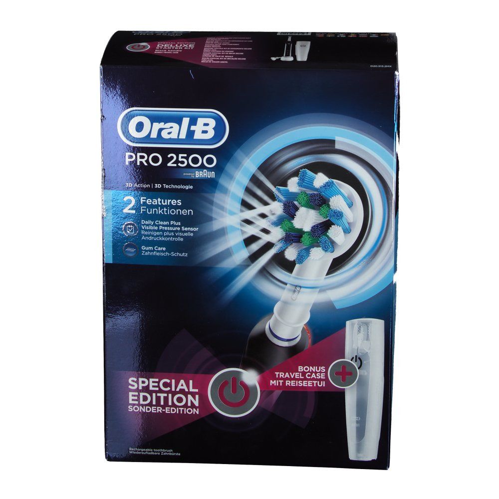 Oral B Professional Care 2500 Cross Action Limited Edition Spazzolino Nero