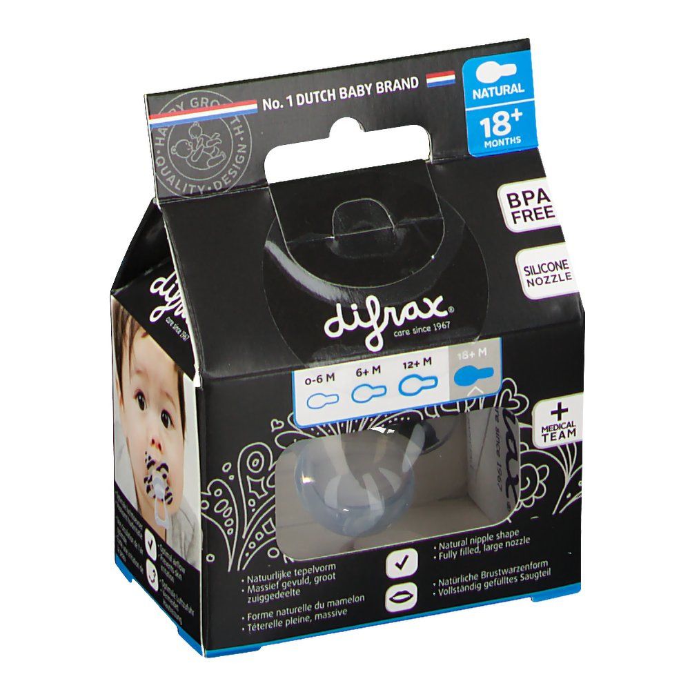 Difrax Soother Natural Special Edition +18m
