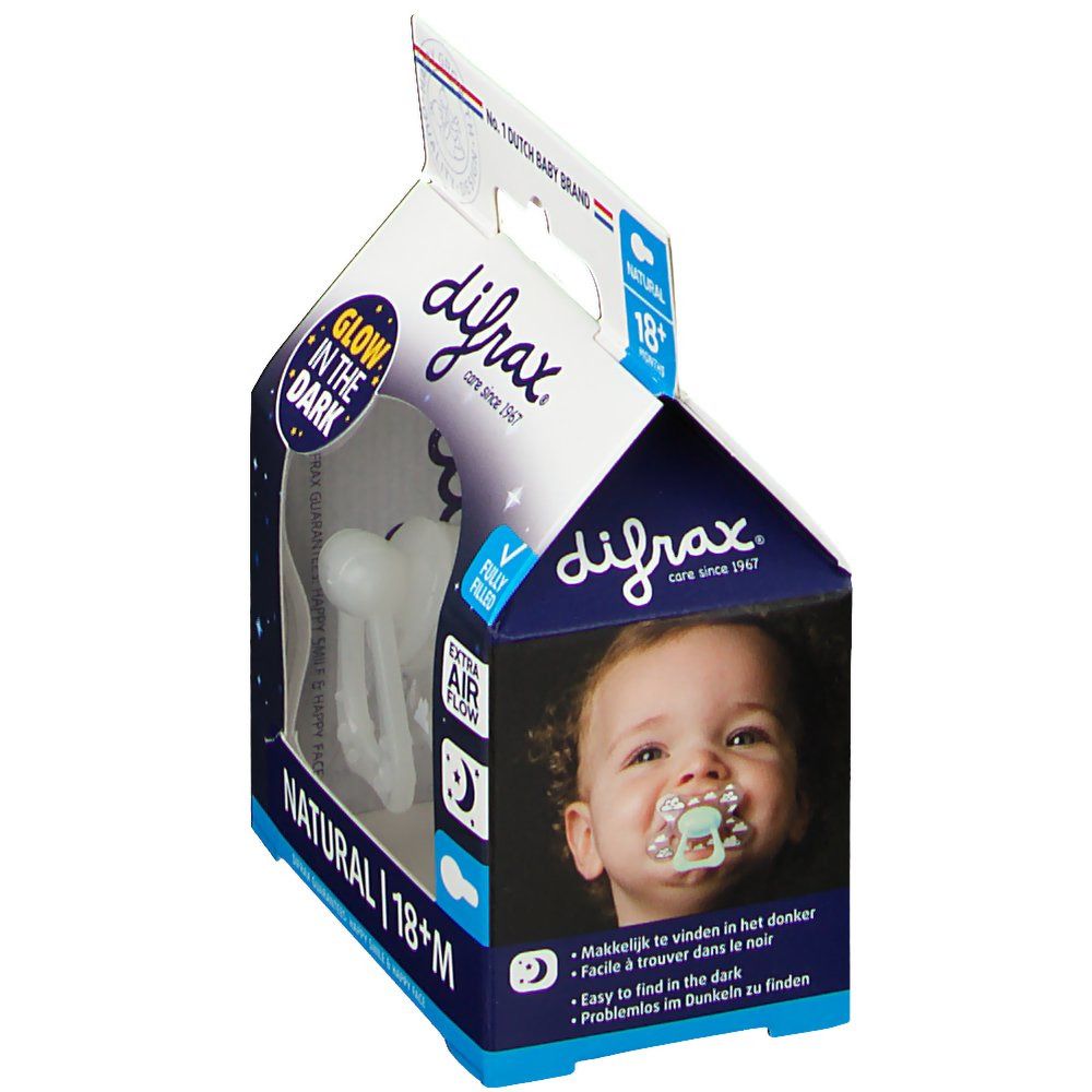 Difrax Soother Natural Night +18m