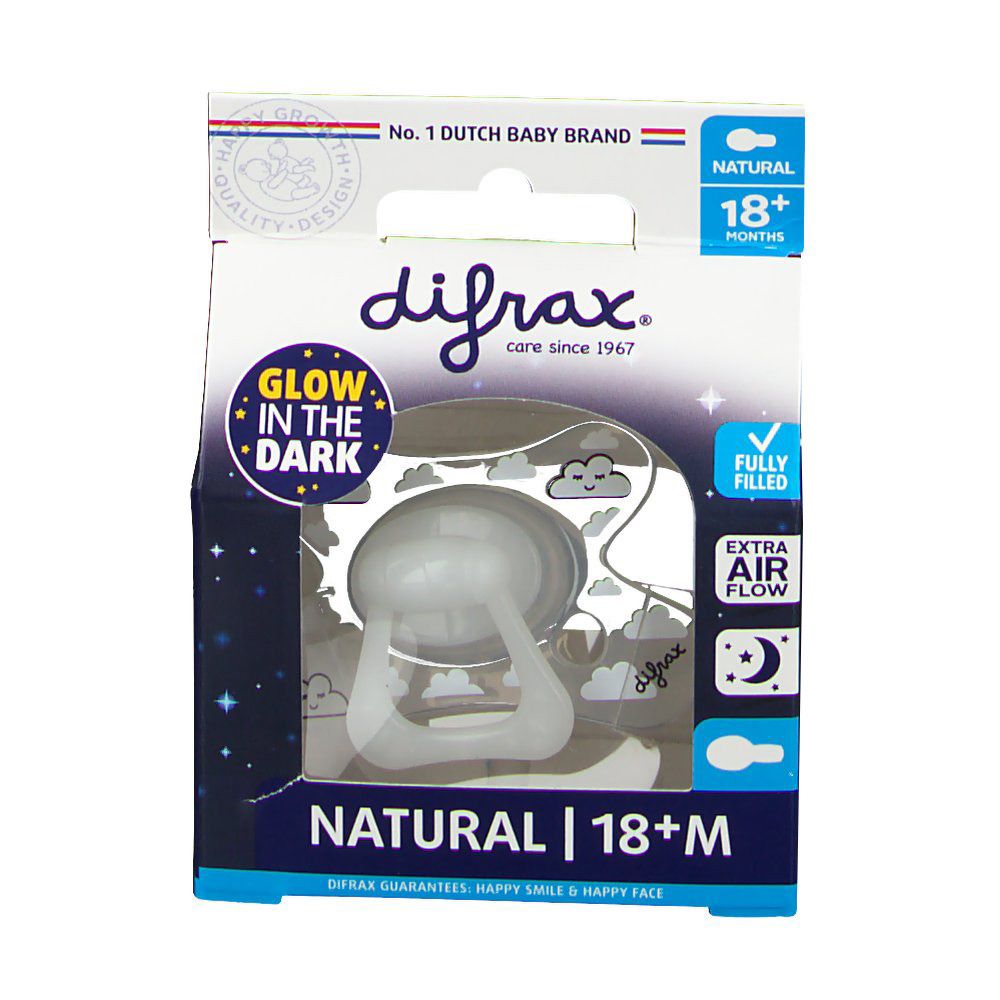 Difrax Soother Natural Night +18m
