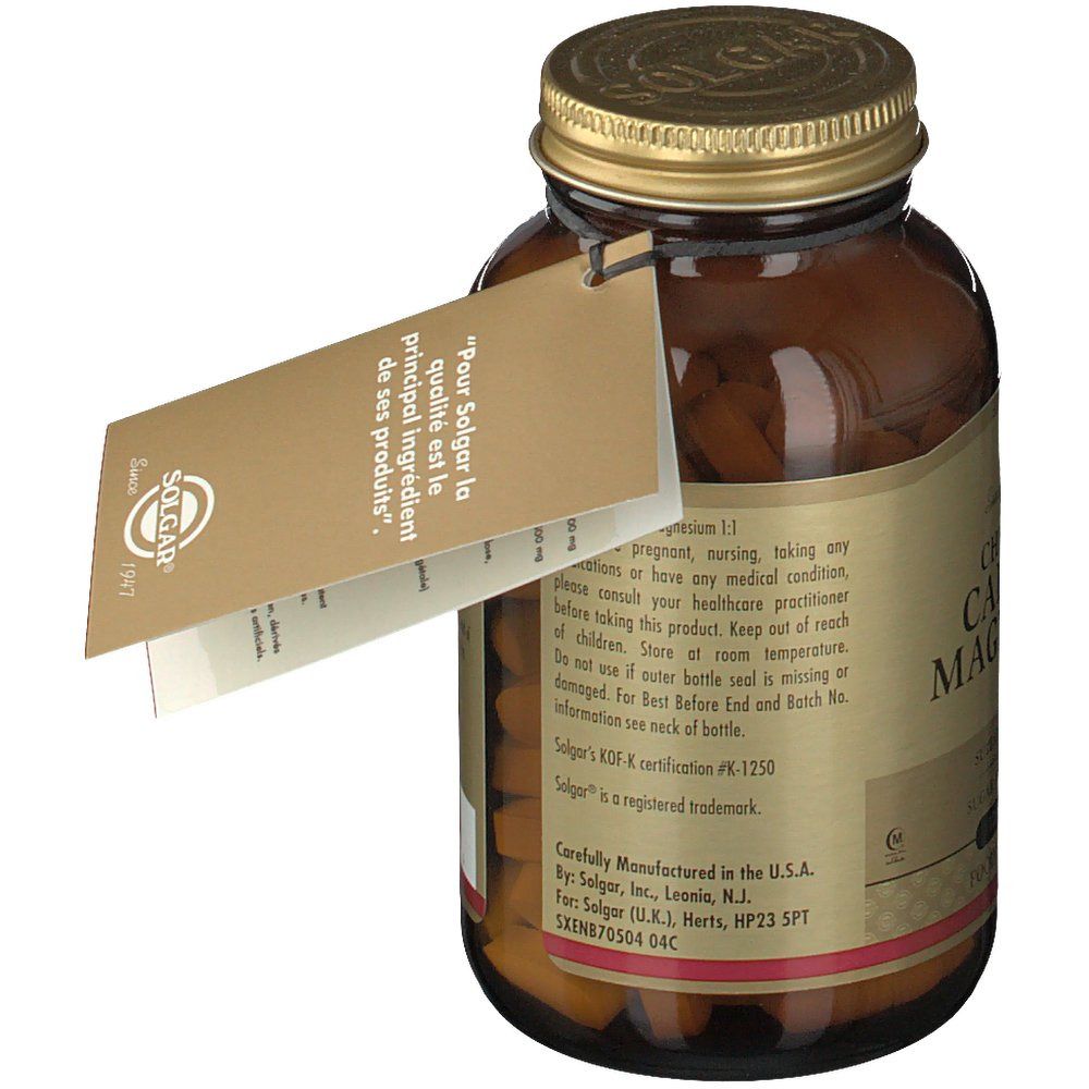 SOLGAR® Chelated Calcium Magnesium