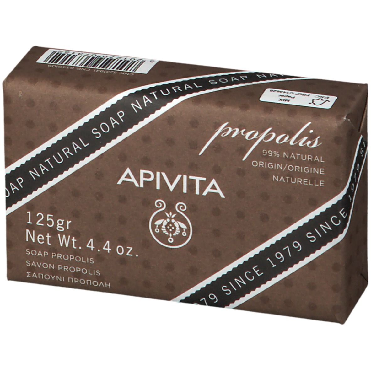 Sapone API VITA Propoli, 125g. 99% naturale.