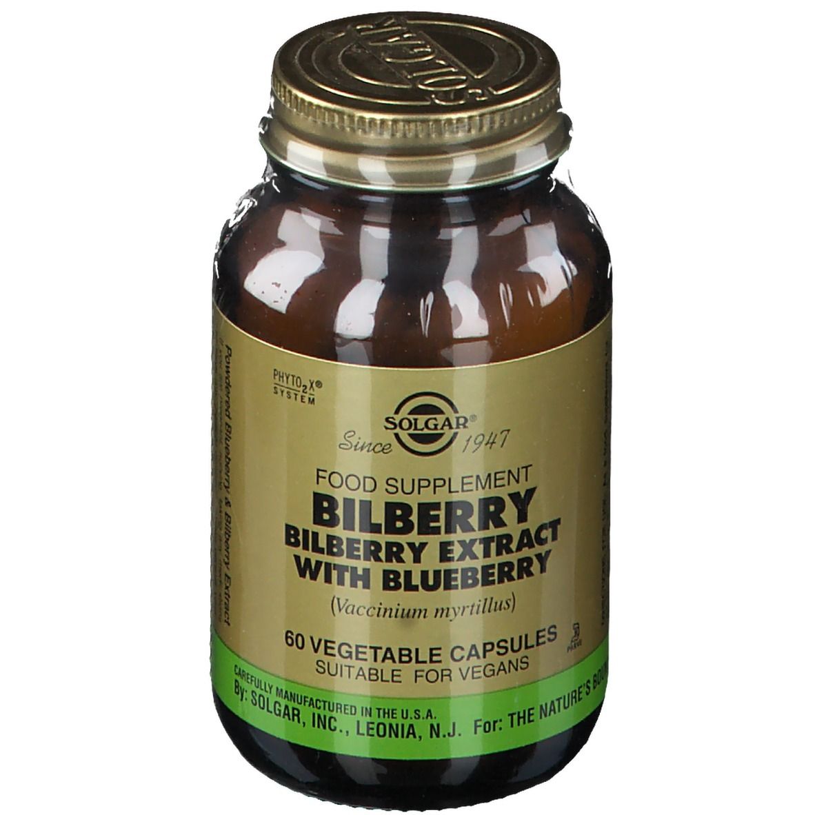 SOLGAR® Bilberry Berry Extract 60 pz - Redcare