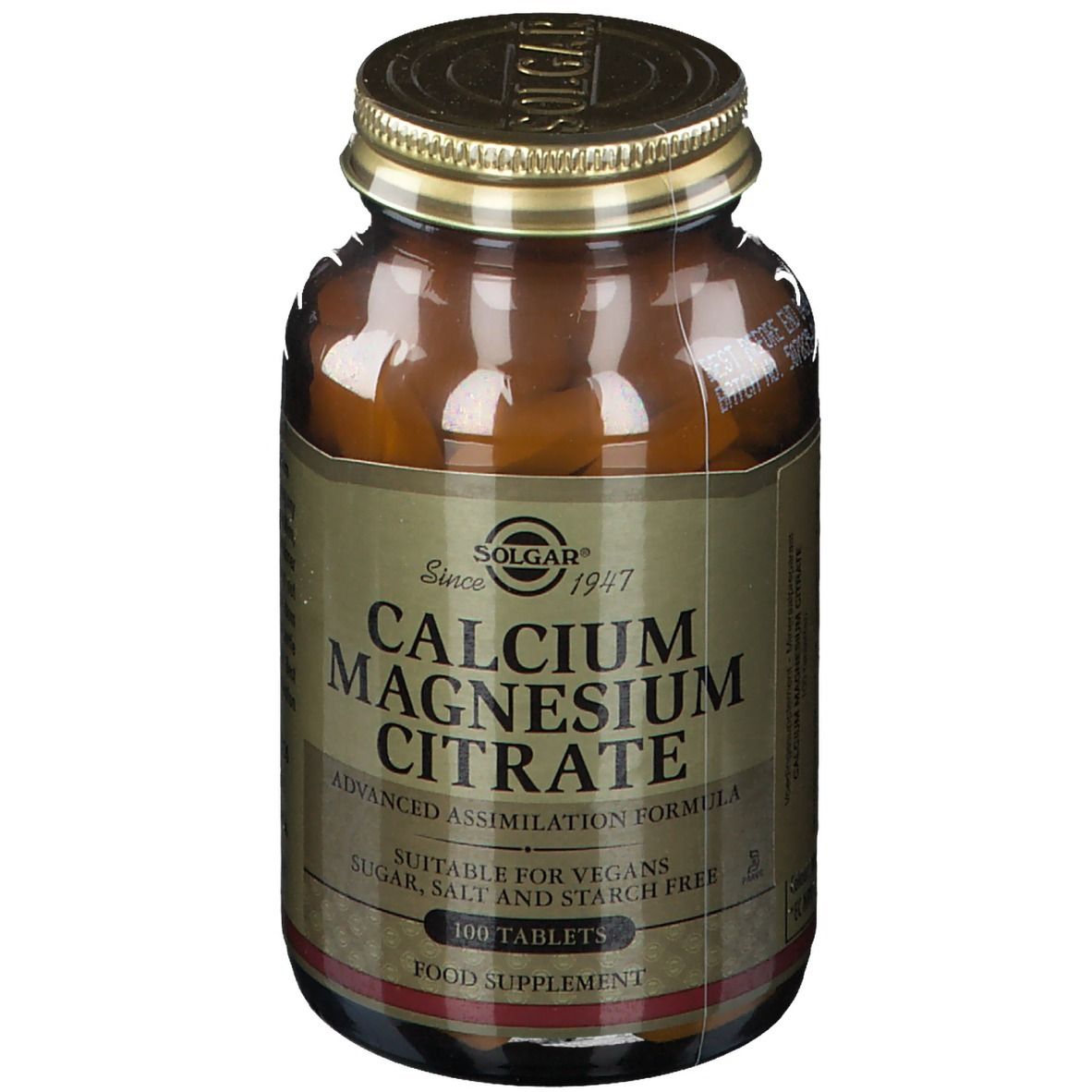 SOLGAR® Calcium Magnesium Citrate
