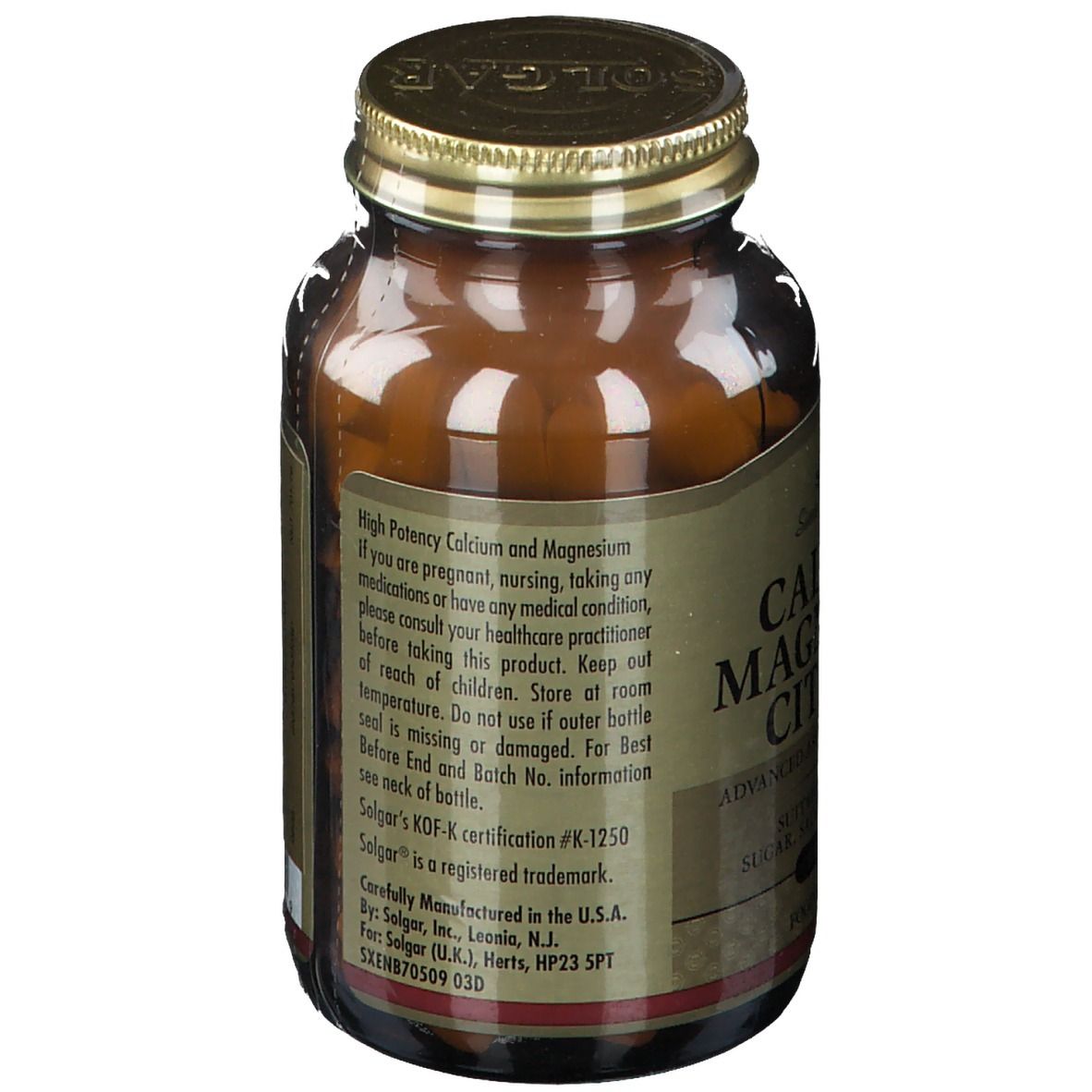 SOLGAR® Calcium Magnesium Citrate