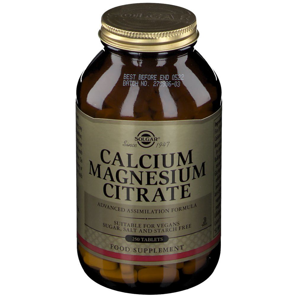 SOLGAR® Calcium Magnesium Citrate