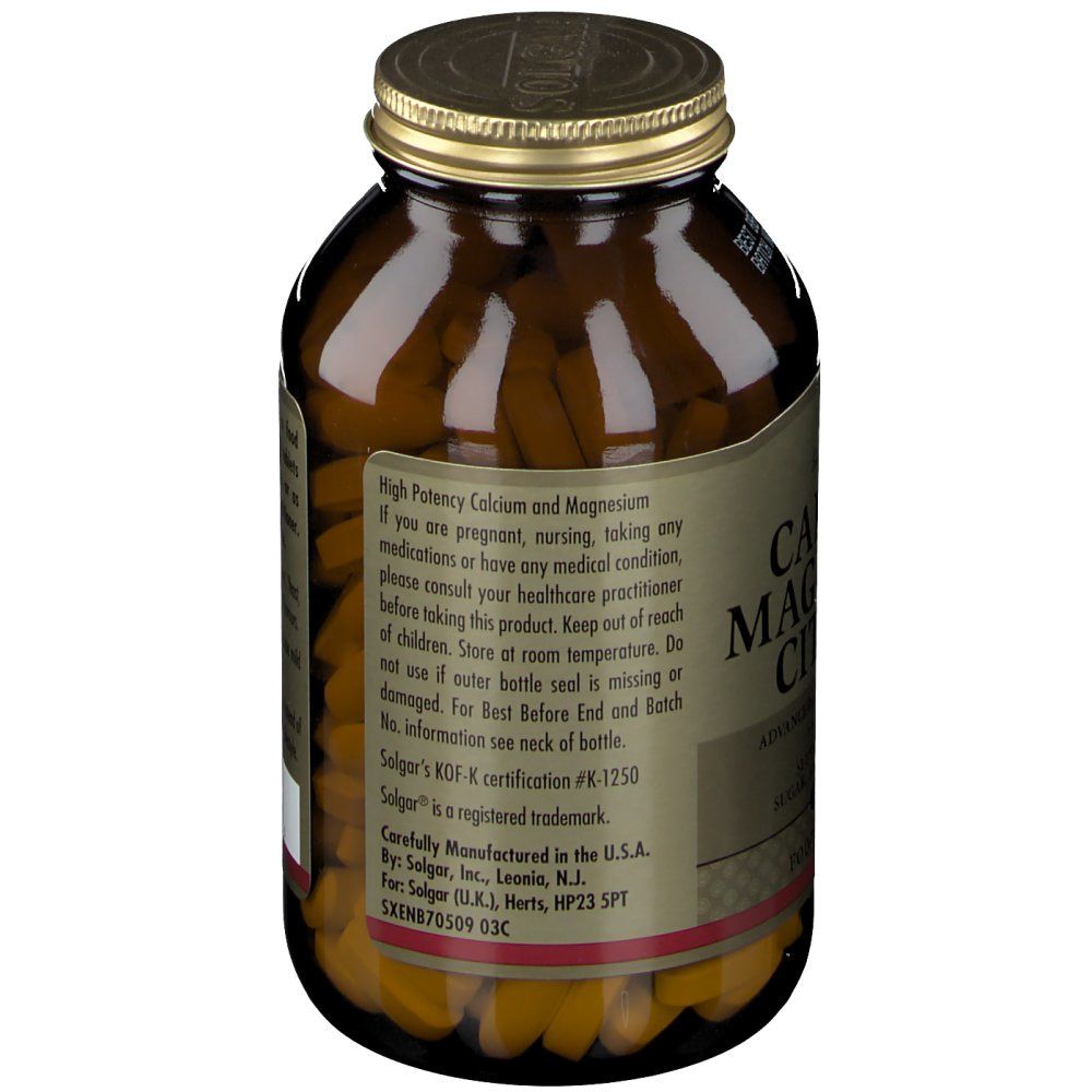 SOLGAR® Calcium Magnesium Citrate