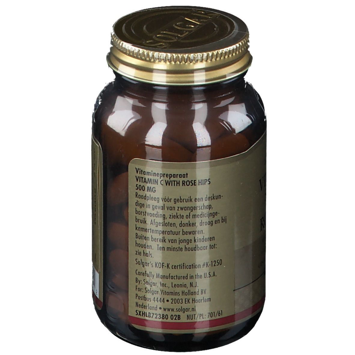 SOLGAR® Vitamin C With Rose 500Mg