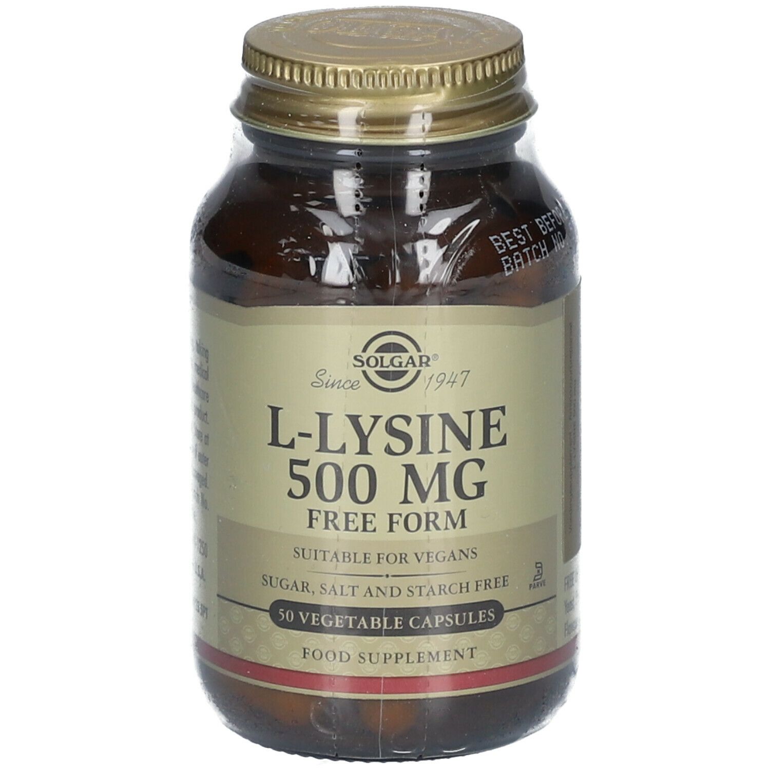 SOLGAR® L-Lysine 500mg