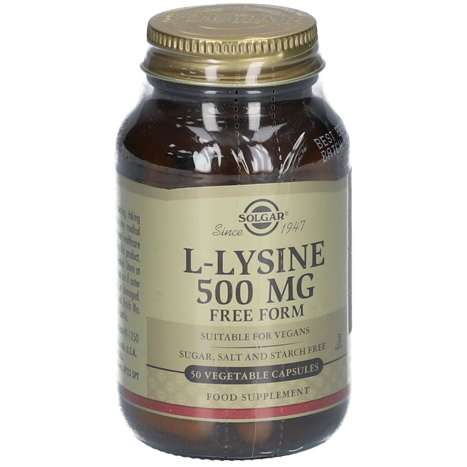 SOLGAR® L-Lysine 500mg