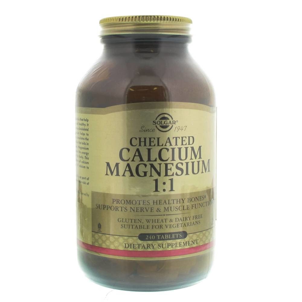 SOLGAR® Chelated Calcium Magnesium
