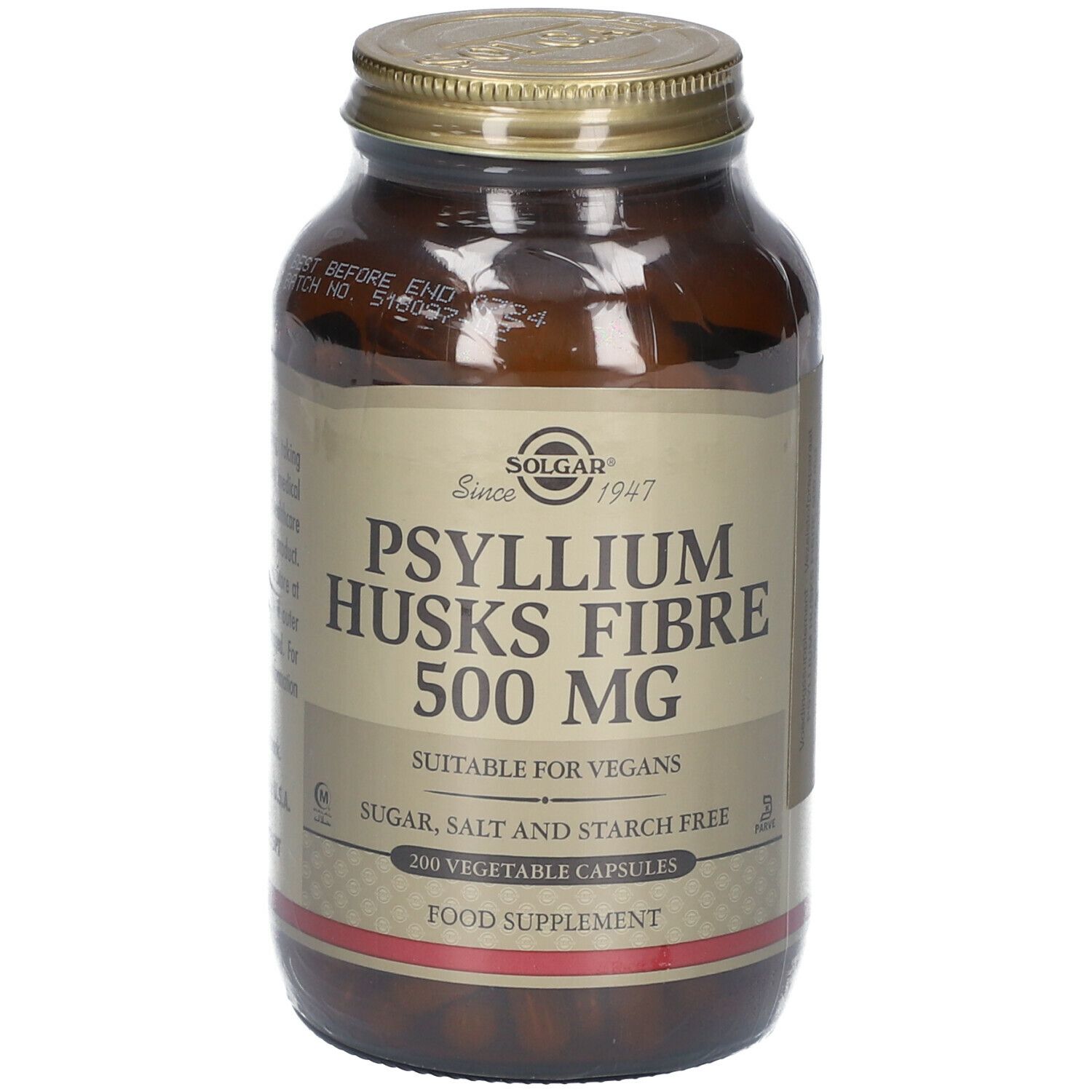 Solgar® Psyllium Husks Fibre 500 Mg 200 Pz Redcare