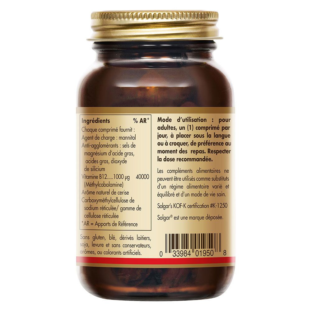 Retro del flacone. Elenco ingredienti, informazioni nutrizionali e istruzioni per l'uso.