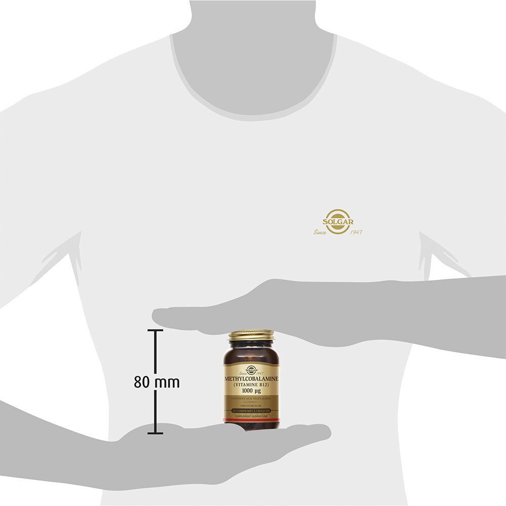 Persona che tiene in mano un flacone. Misurazione di 80 mm accanto al flacone.