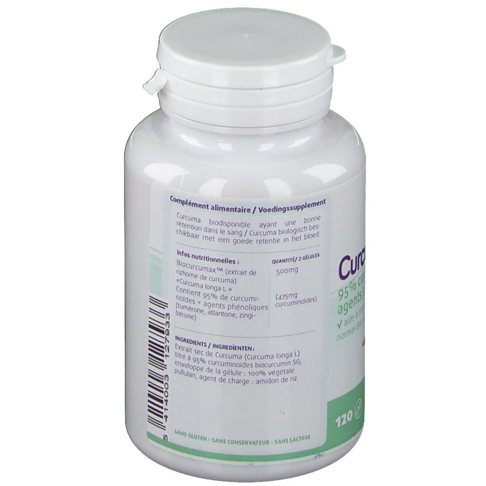 Retro del flacone bianco. Contiene informazioni sugli ingredienti e il dosaggio. Logo Leppin e numero di lotto.