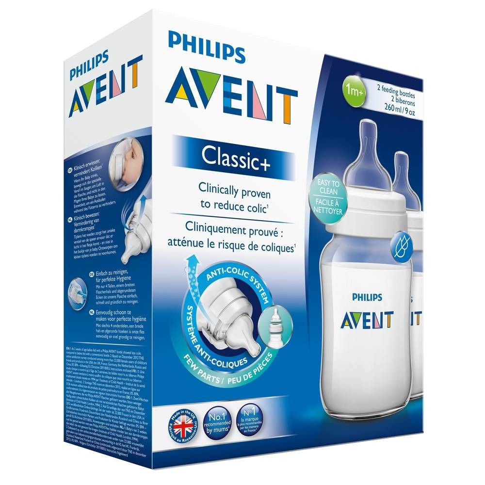 Avent Feeding Bottle Classic+ PP Zonder BPA Duo