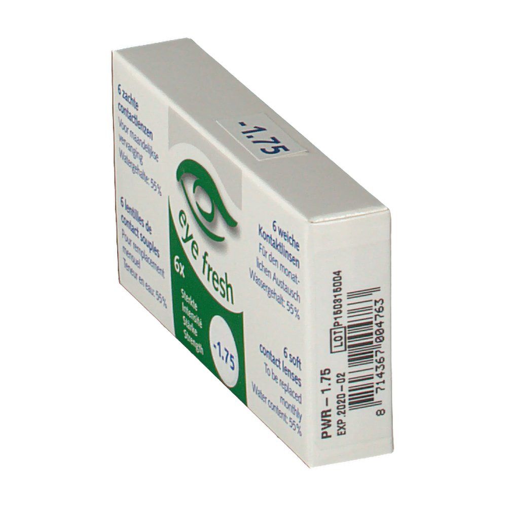 Eye Fresh Soft Month Lenses 6-pack  -1,75