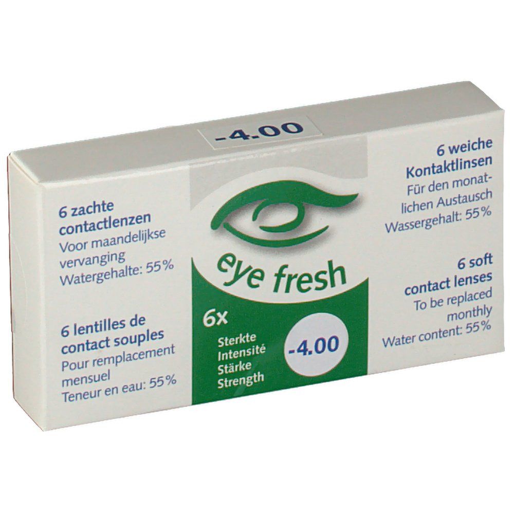 Eye Fresh Soft Month Lenses 6-pack  -4,00
