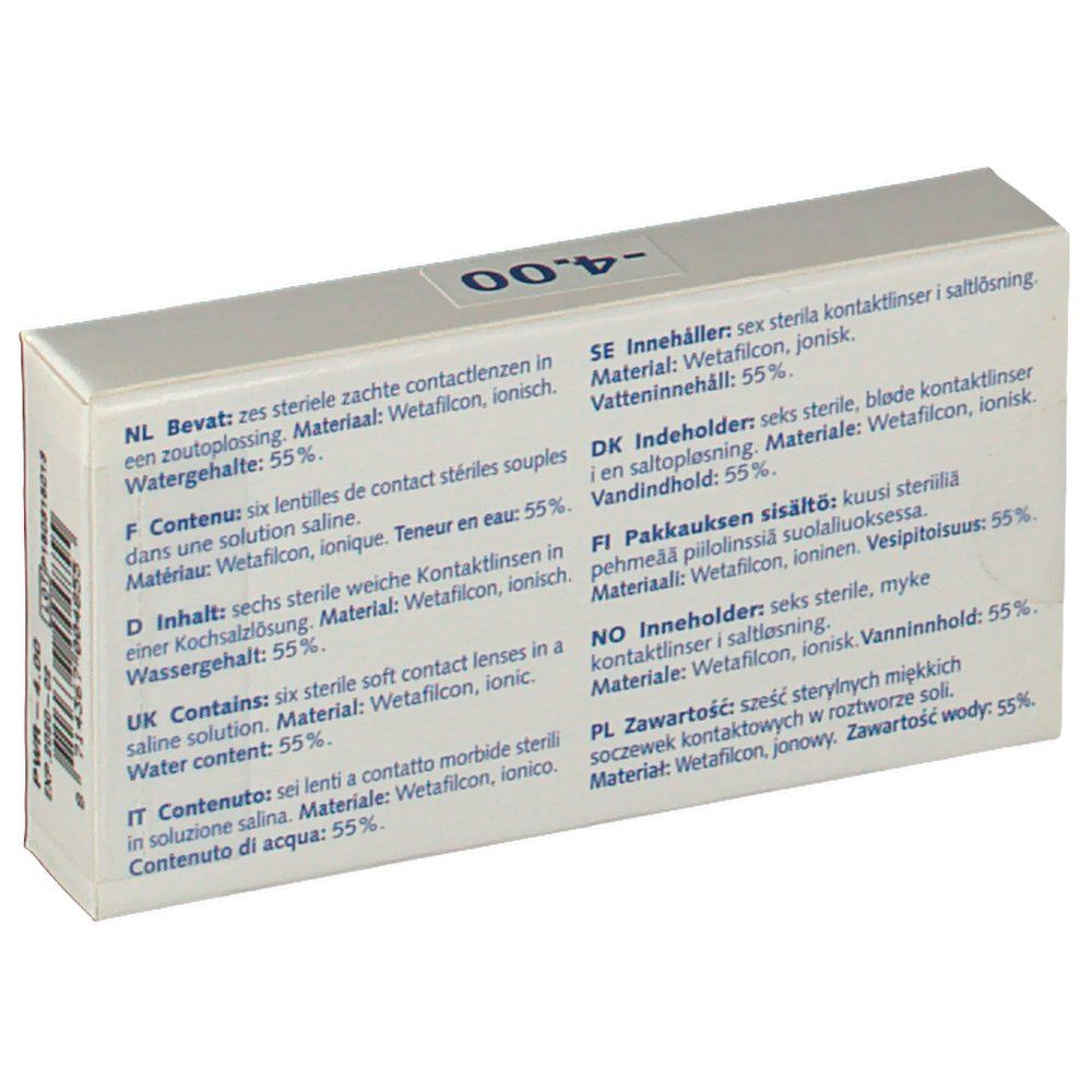 Eye Fresh Soft Month Lenses 6-pack  -4,00