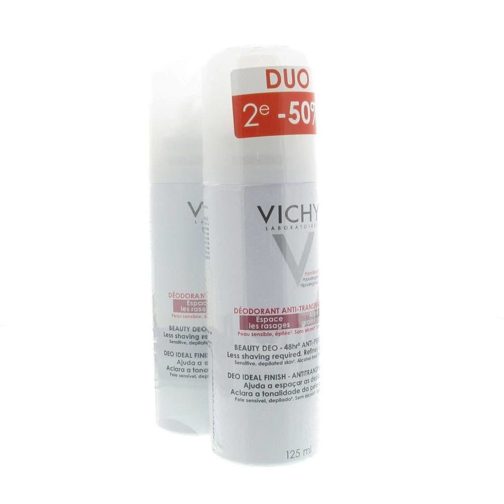 Vichy Deodorant Skin Sensitive/Depilated Aerosol 48h Duo