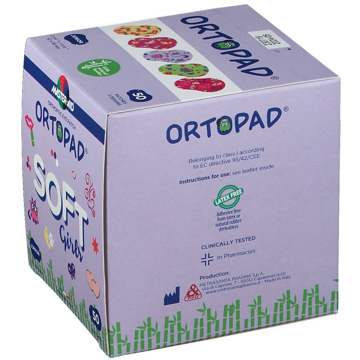 Ortopad Soft Girls Junior 67x50mm 72231