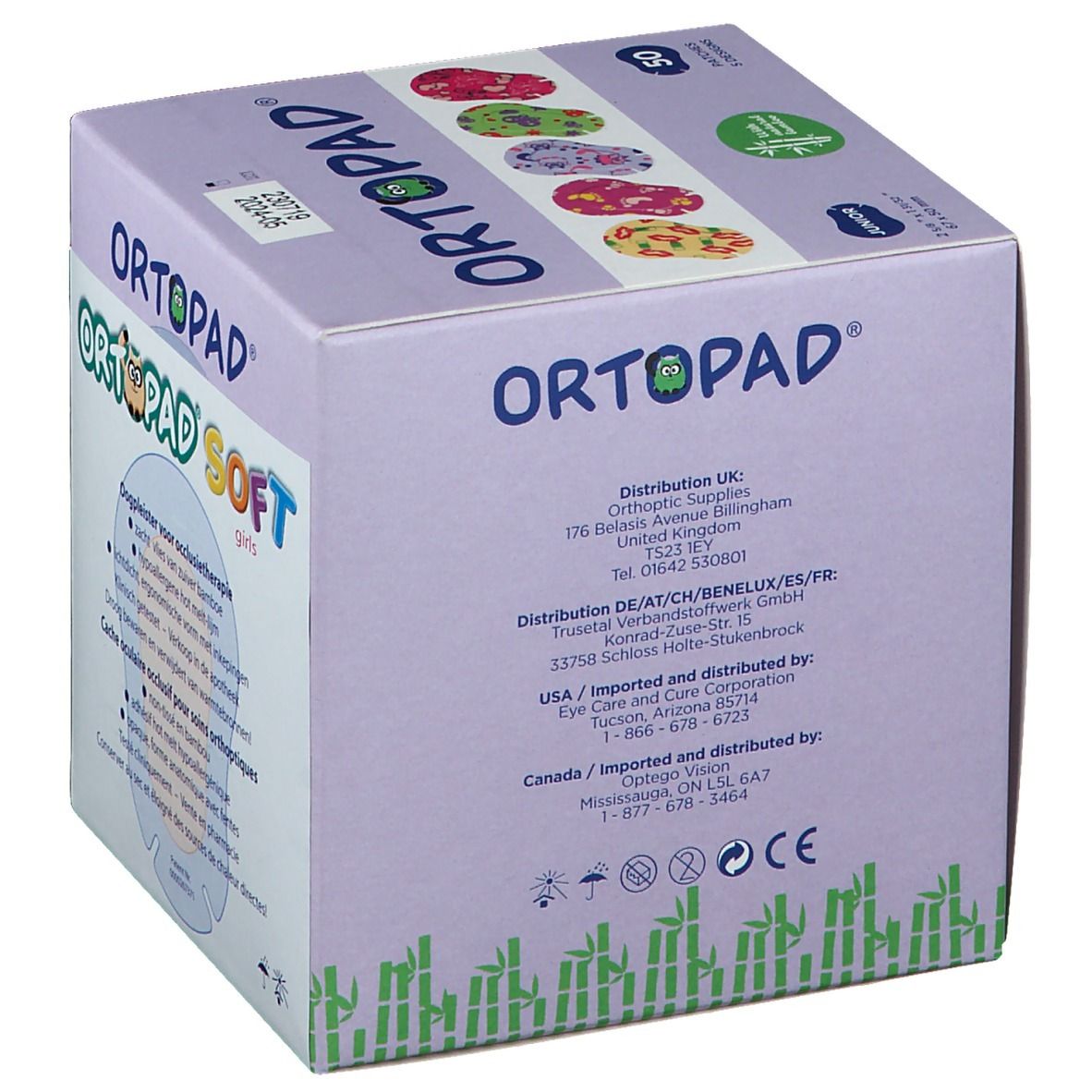 Ortopad Soft Girls Junior 67x50mm 72231