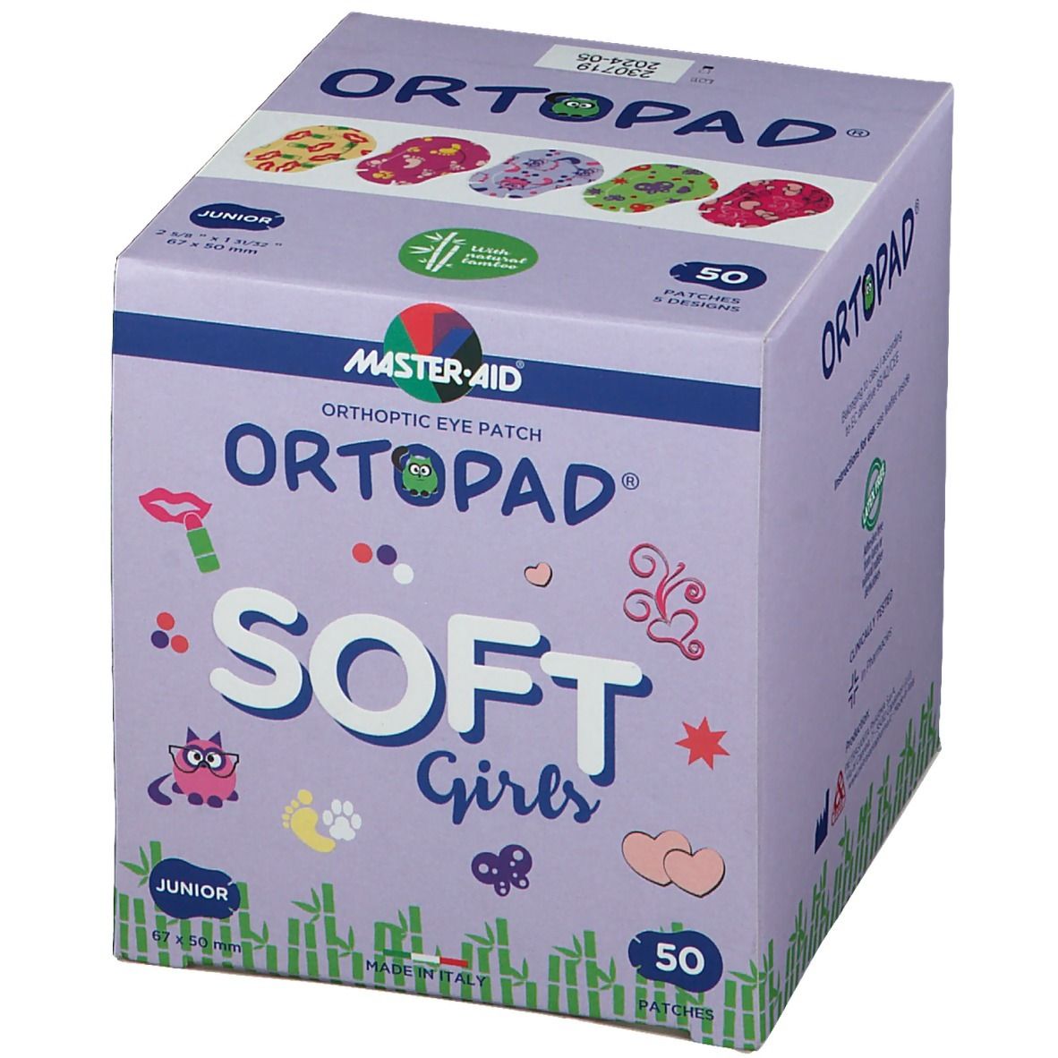 Ortopad Soft Girls Junior 67x50mm 72231